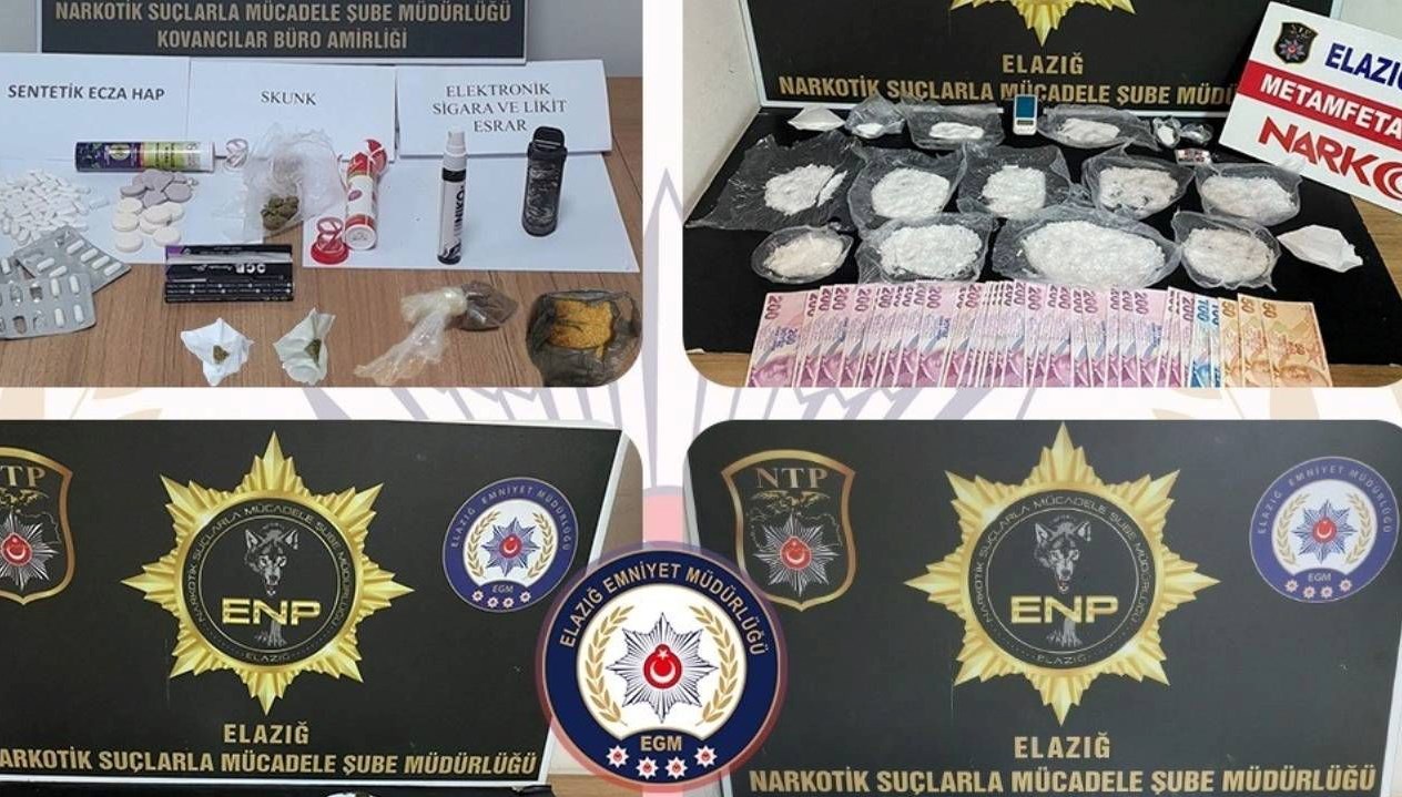 elazigda uyusturucu operasyonunda 16 tutuklama u9rg9vBu