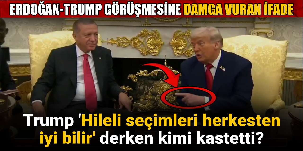 erdogan trump gorusmesine damga vuran ifade trump hileli secimleri herkesten iyi bilir derken kimi kastetti LrbH5Y8r