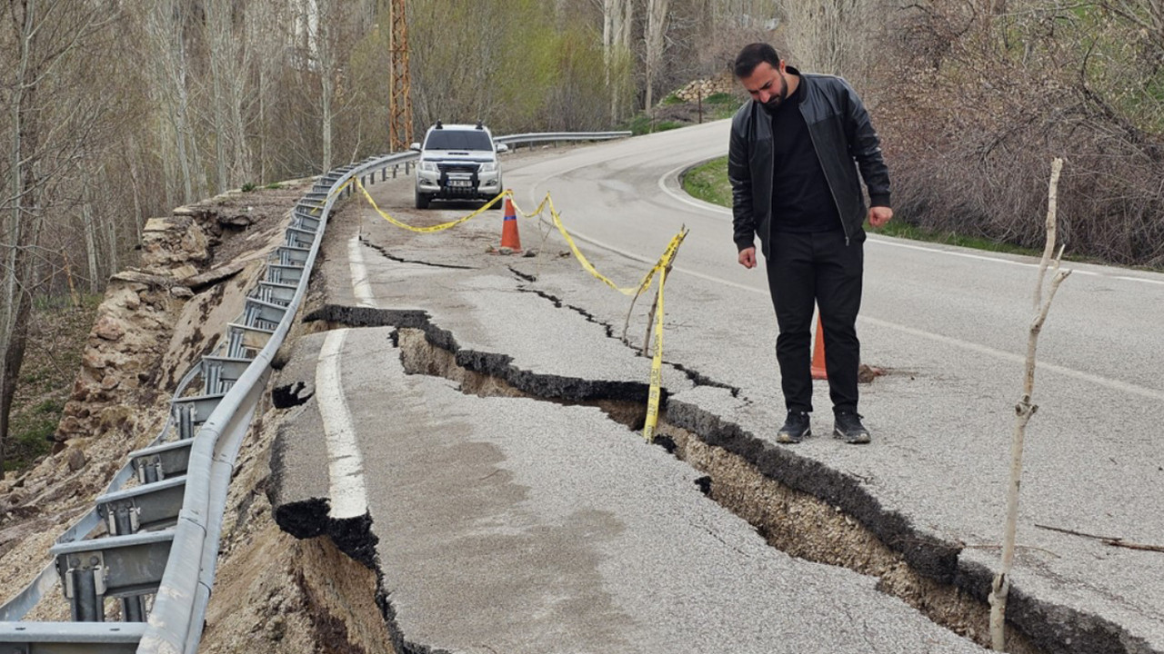Bağışlı Yolunda Tehlikeli Durum: Zemin Kayması ve Deformasyonlar