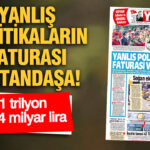 Yenicag gazetesi yanlis politikalarin faturasi vatandasa DQQKHOis